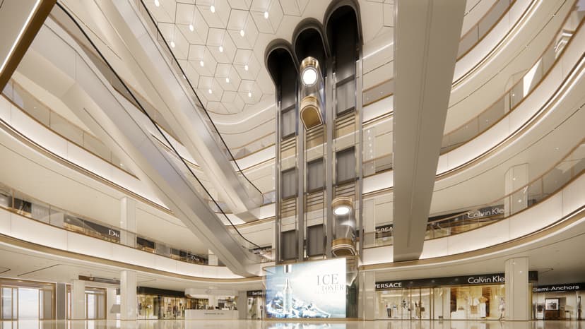 Mall layout and circulation